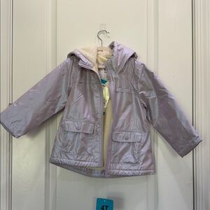 Carter's Light Purple Hooded Raincoat, it’s new